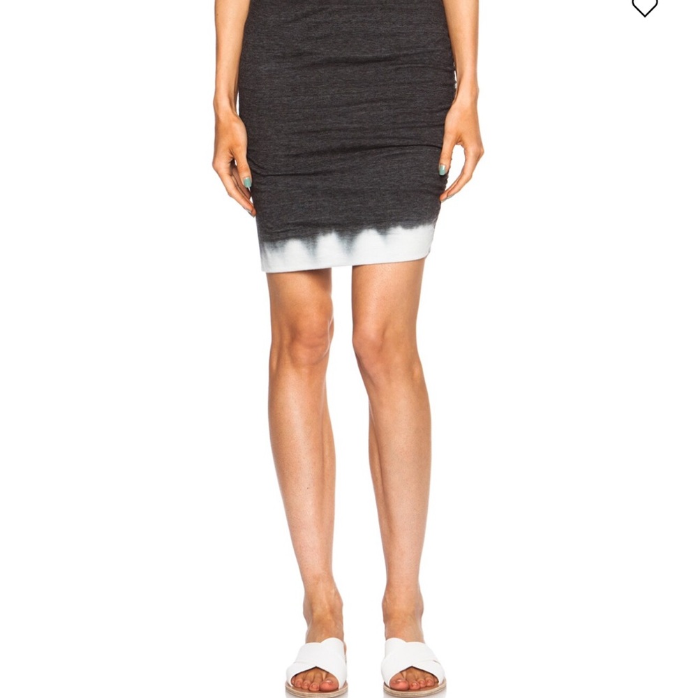 1103. PAM & GELA MINI SKIRT‎ TIE DYE BLACK/WHITE IN COLOR SIZE P